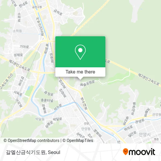 갈멜산금식기도원 map