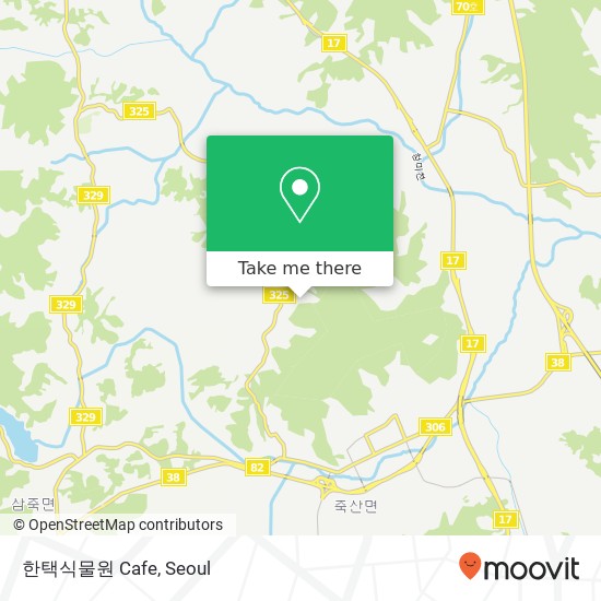 한택식물원 Cafe map