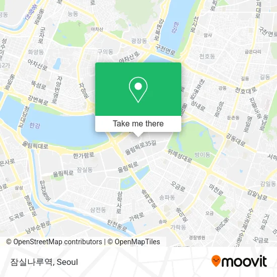 잠실나루역 map