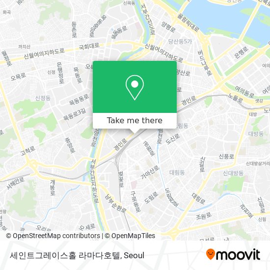 세인트그레이스홀 라마다호텔 map