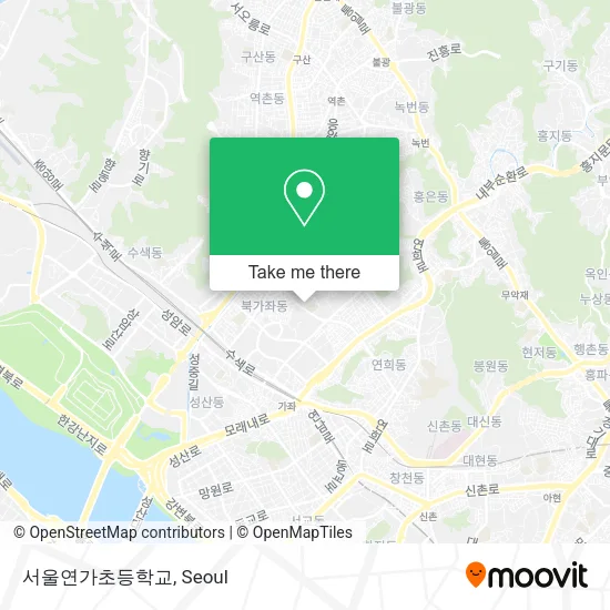 서울연가초등학교 map