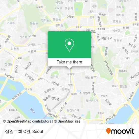 삼일교회 C관 map
