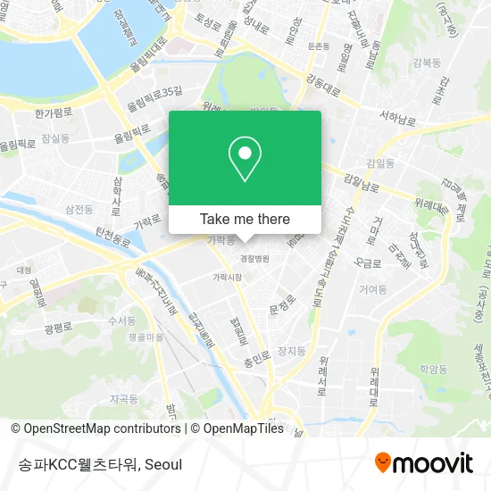 송파KCC웰츠타워 map
