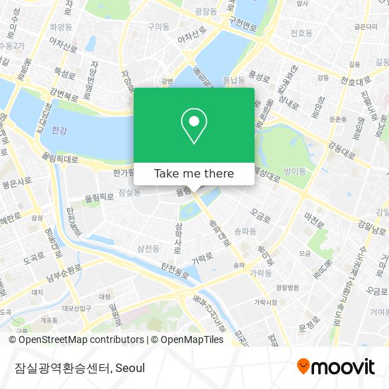 잠실광역환승센터 map