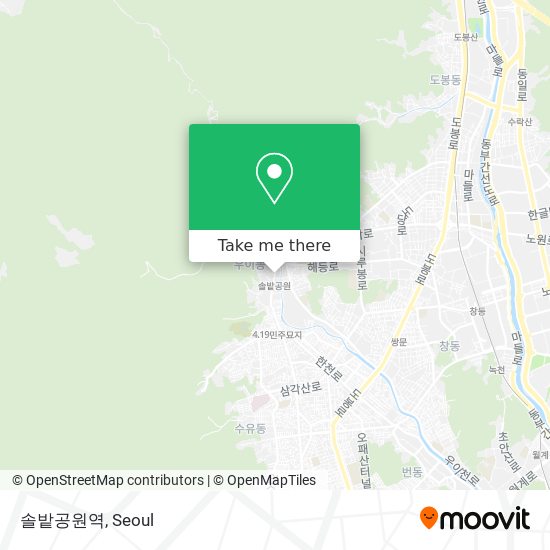 솔밭공원역 map