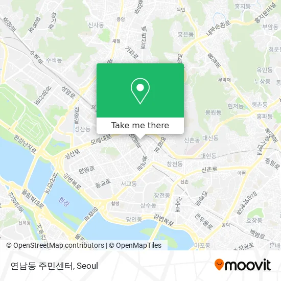 연남동 주민센터 map