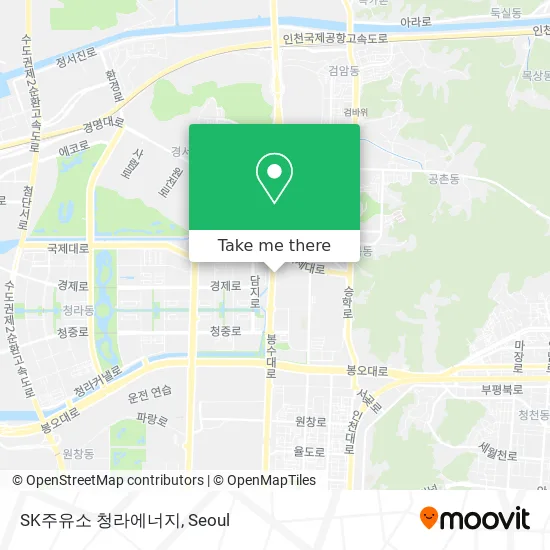 SK주유소 청라에너지 map