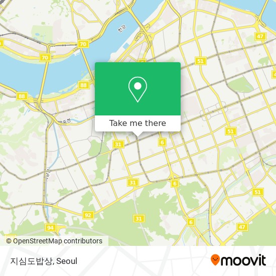 지심도밥상 map