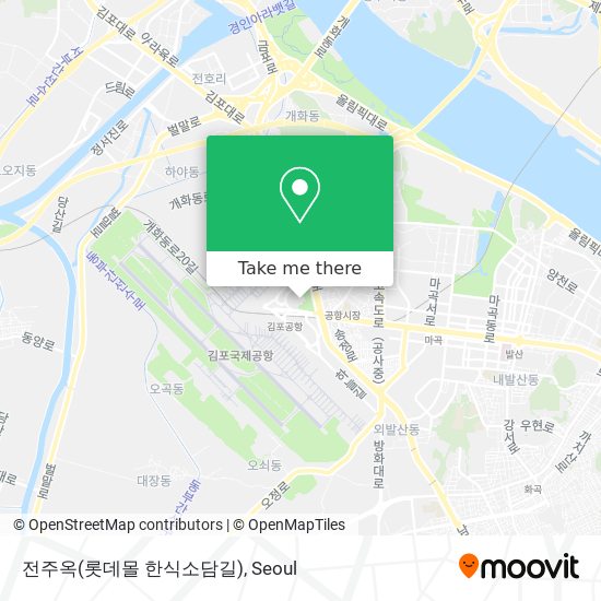 전주옥(롯데몰 한식소담길) map