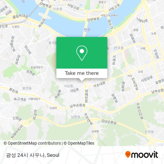 광성 24시 사우나 map