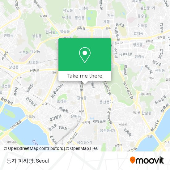 동자 피씨방 map