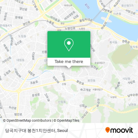 당곡지구대 봉천1치안센터 map