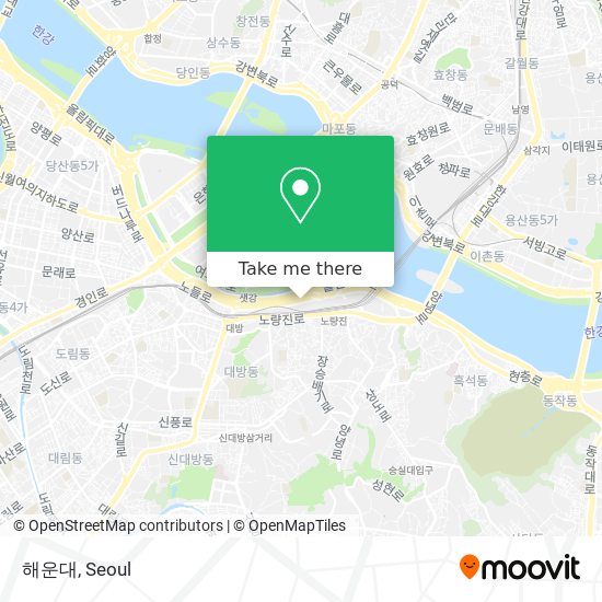 해운대 map