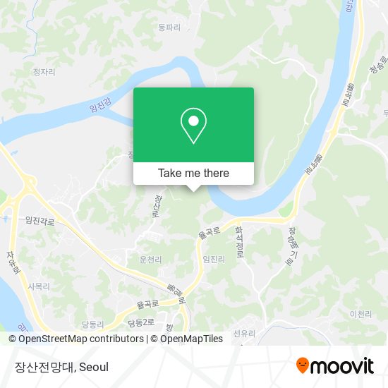 장산전망대 map