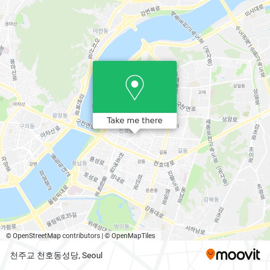 천주교 천호동성당 map