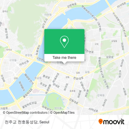 천주교 천호동성당 map
