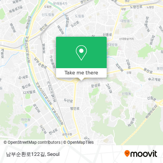 남부순환로122길 map