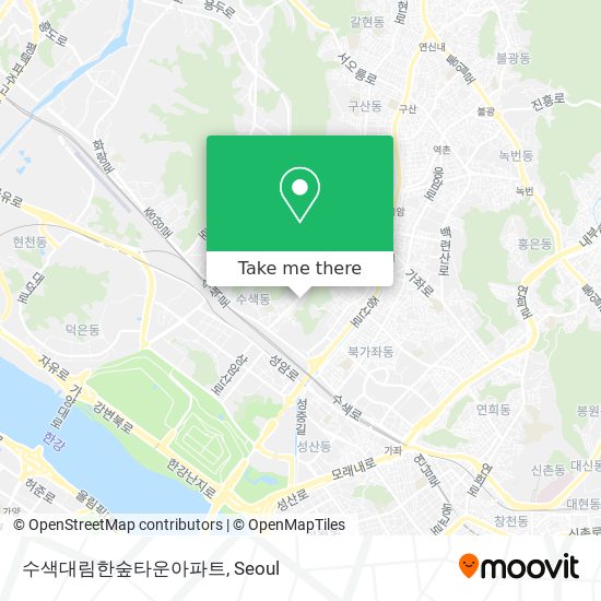 수색대림한숲타운아파트 map