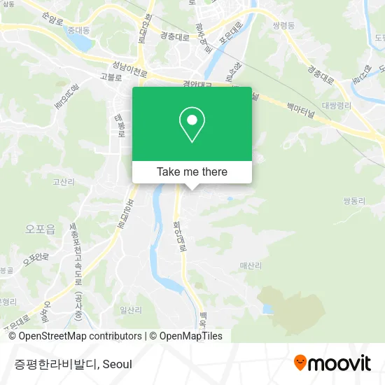 증평한라비발디 map
