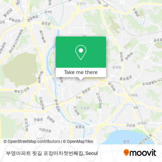 부영아파트 뒷길 포장마차첫번째집 map