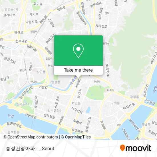 송정건영아파트 map