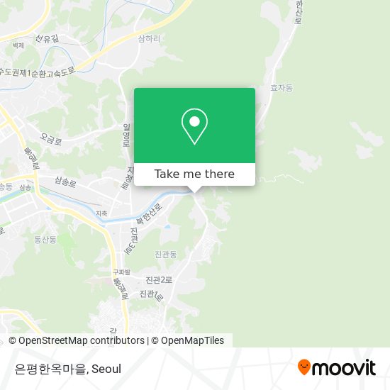 은평한옥마을 map