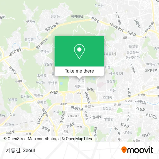 계동길 map