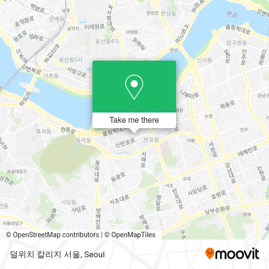 덜위치 칼리지 서울 map