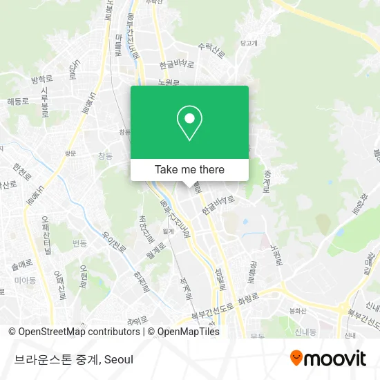 브라운스톤 중계 map