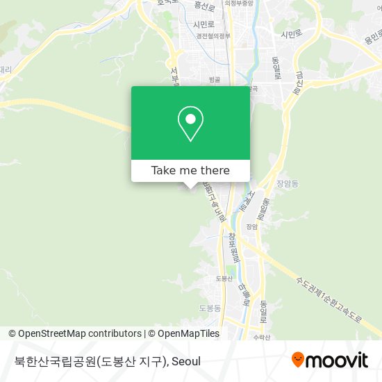 북한산국립공원(도봉산 지구) map