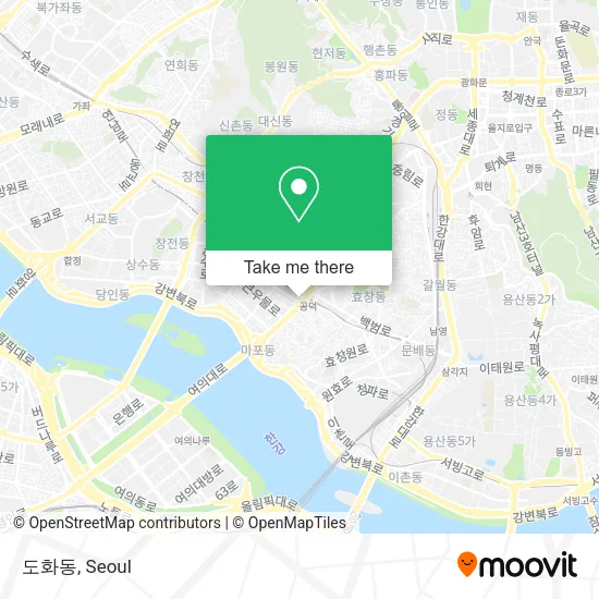 도화동 map