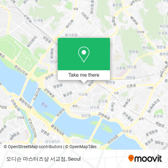 오디슨 마스터즈샾 서교점 map