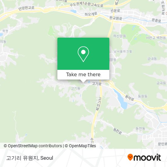 고기리 유원지 map