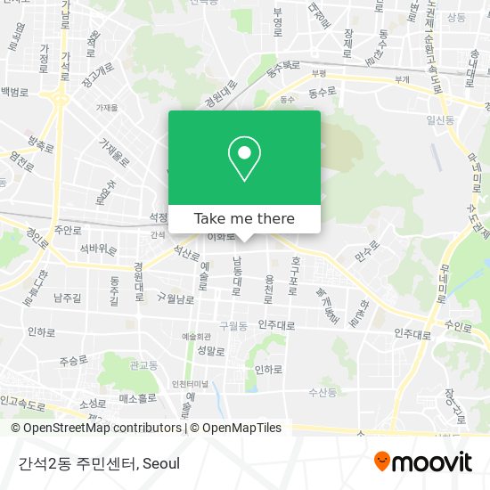 간석2동 주민센터 map