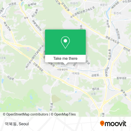 역북동 map