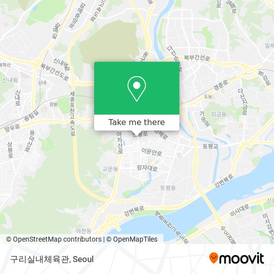 구리실내체육관 map