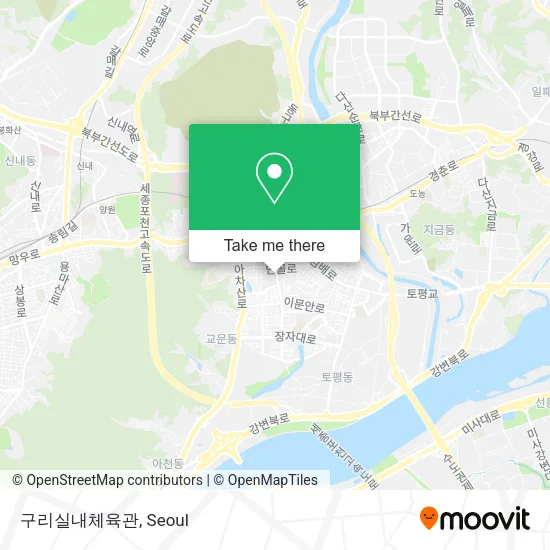 구리실내체육관 map
