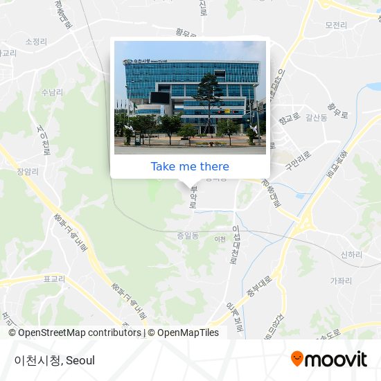 이천시청 map