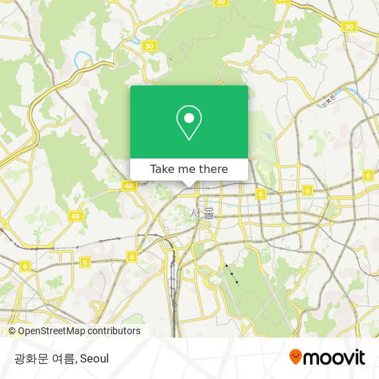 광화문 여름 map