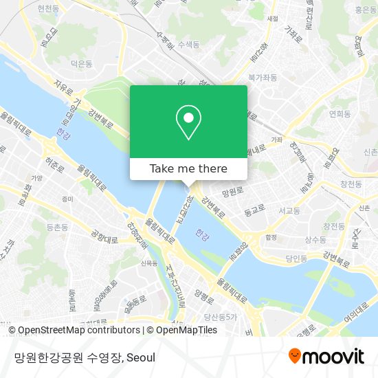 망원한강공원 수영장 map