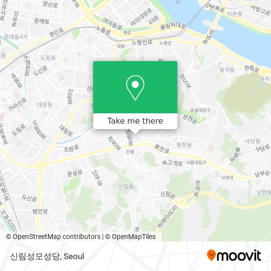 신림성모성당 map