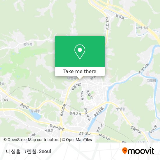 너싱홈 그린힐 map