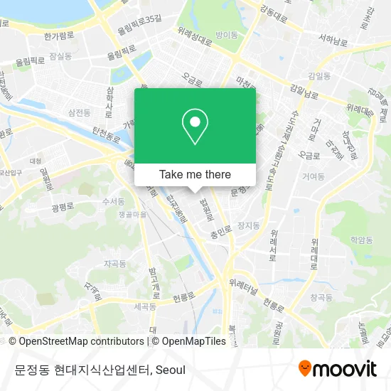 문정동 현대지식산업센터 map