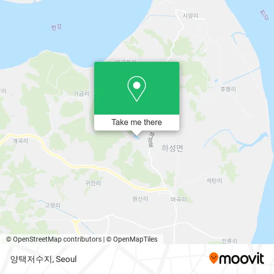 양택저수지 map