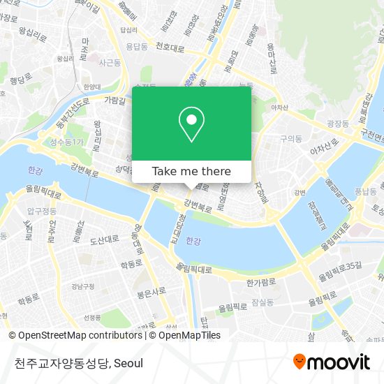 천주교자양동성당 map