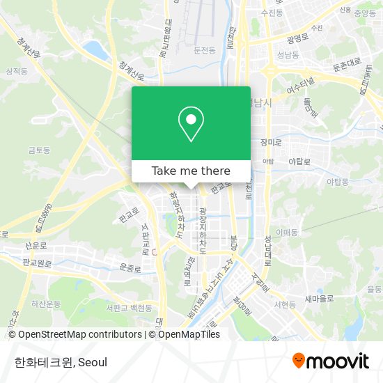 한화테크윈 map