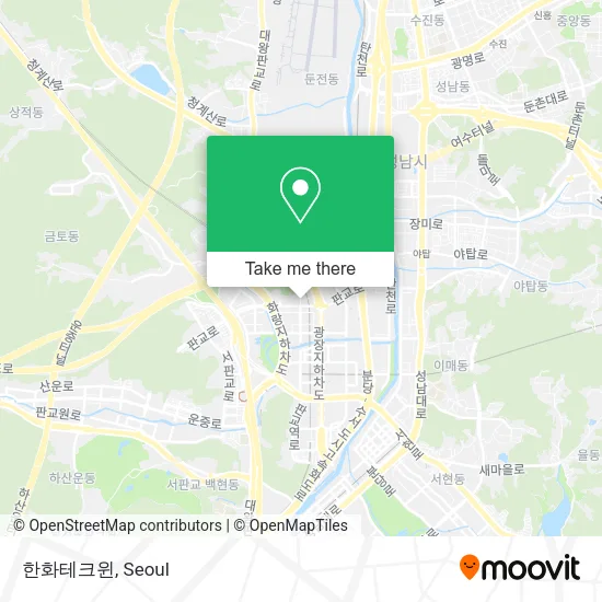 한화테크윈 map