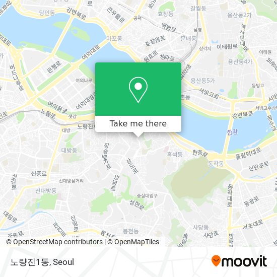 노량진1동 map