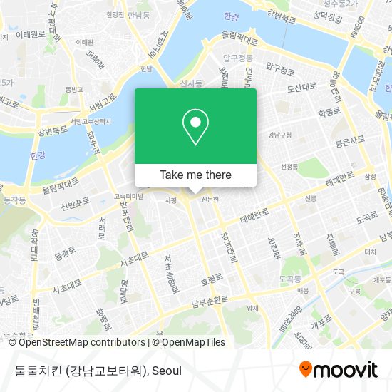 둘둘치킨 (강남교보타워) map