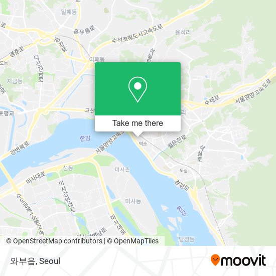 와부읍 map